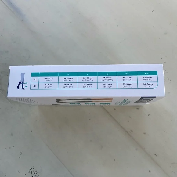 JOBST Compression Stockings Activewear Knee Highs Athletic Firm Support Unisex S - Picture 6 of 6